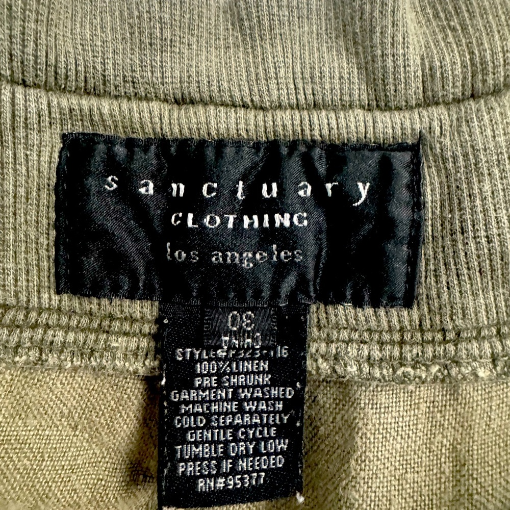 Sanctuary olive shorts size 30